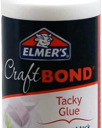 Elmer's E430 Craft Bond Tacky Glue, 4 oz., Clear