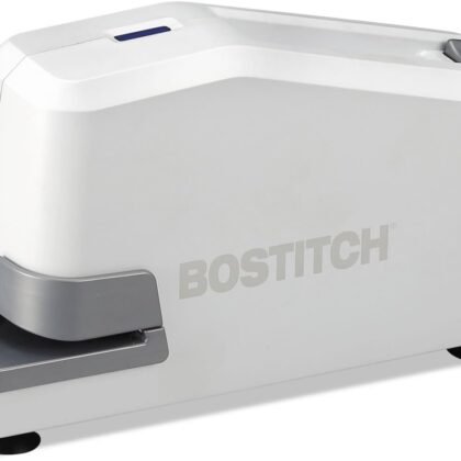 Bostitch Office Impulse 30 Sheet Electric Stapler - Heavy Duty, No-Jam, White (02011)
