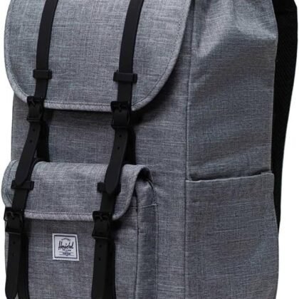 Herschel Supply Co. Little America, Raven Crosshatch, One Size