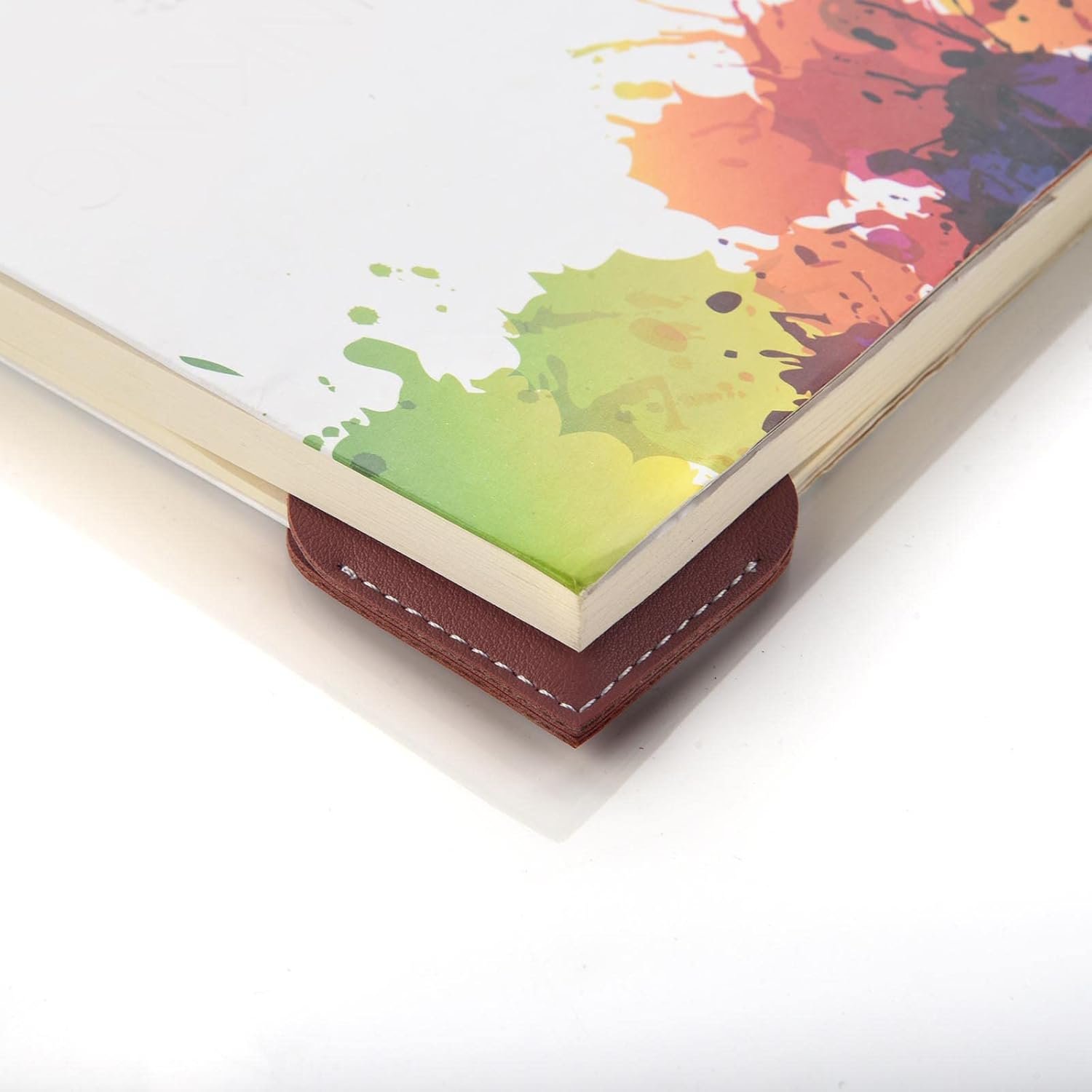 Leather Heart Bookmarks, Wayzton Corner Page Book Accessories for Women, Kids, Cute Handmade Reading Gifts - Image 6