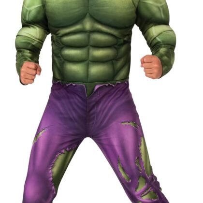 Rubie's Official Marvel Avengers Hulk Deluxe Child Costume, Kids Superhero Fancy Dress