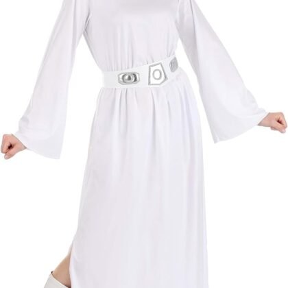 STAR WARS Adult Princess Leia Hooded Costume, Womens Halloween Costume - Officially Licensed