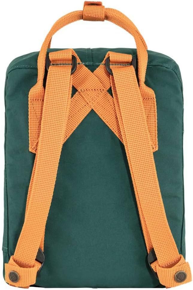 Fjällräven Unisex Kånken Mini Arctic Green/Spicy Orange One Size One Size - Image 4