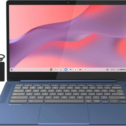 Lenovo Flagship Chromebook, 14'' FHD Touchscreen Slim Thin Light Laptop Computer, 8-Core MediaTek Kompanio 520 Processor, 4GB RAM, 64GB eMMC, WiFi 6,Chrome OS, Abyss Blue