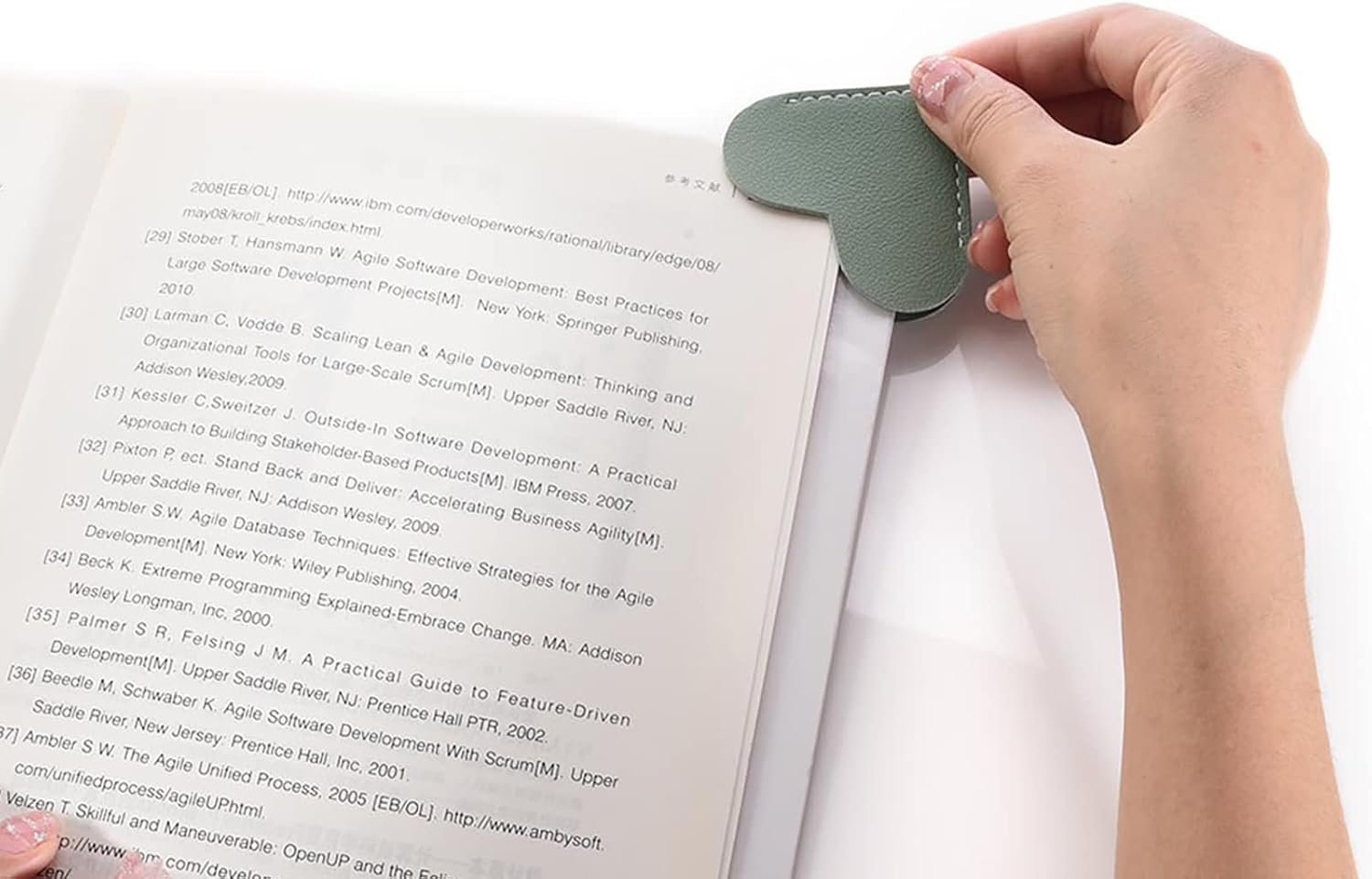 Leather Heart Bookmarks, Wayzton Corner Page Book Accessories for Women, Kids, Cute Handmade Reading Gifts - Image 8