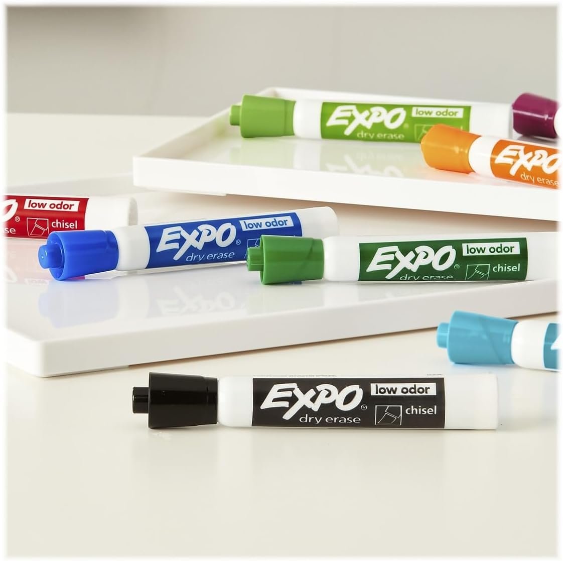 EXPO Dry Erase Markers, Assorted Tips, Assorted Colors, 8/Pack(1930717) - Image 3