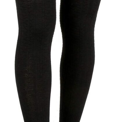 Women Thigh High Socks Extra Long Cotton Knit Warm Thick Tall Long Boot Stockings Leg Warmers