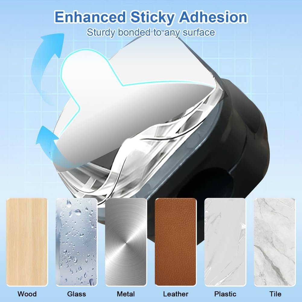 18 Pack Cord Organizer Holder,Magnetic Cable Clips Management,Easy Strong Adhesive Phone USB Charger Cord,Hide Or Organize Desk Cable for Kitchen,Office,Car,Nightstand(Black) - Image 4