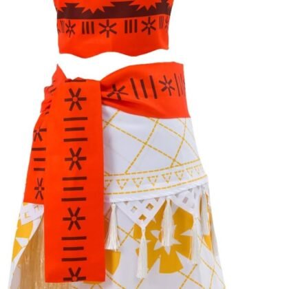 Ainiel Women Girls Skirt Set with Necklace Cosplay Costume Halloween