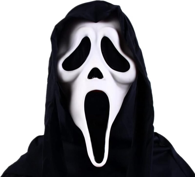 Scary Scream Face Mask for Halloween Horror Scream Face Mask for Halloween Costume Cosplay Party Decoration - Image 5