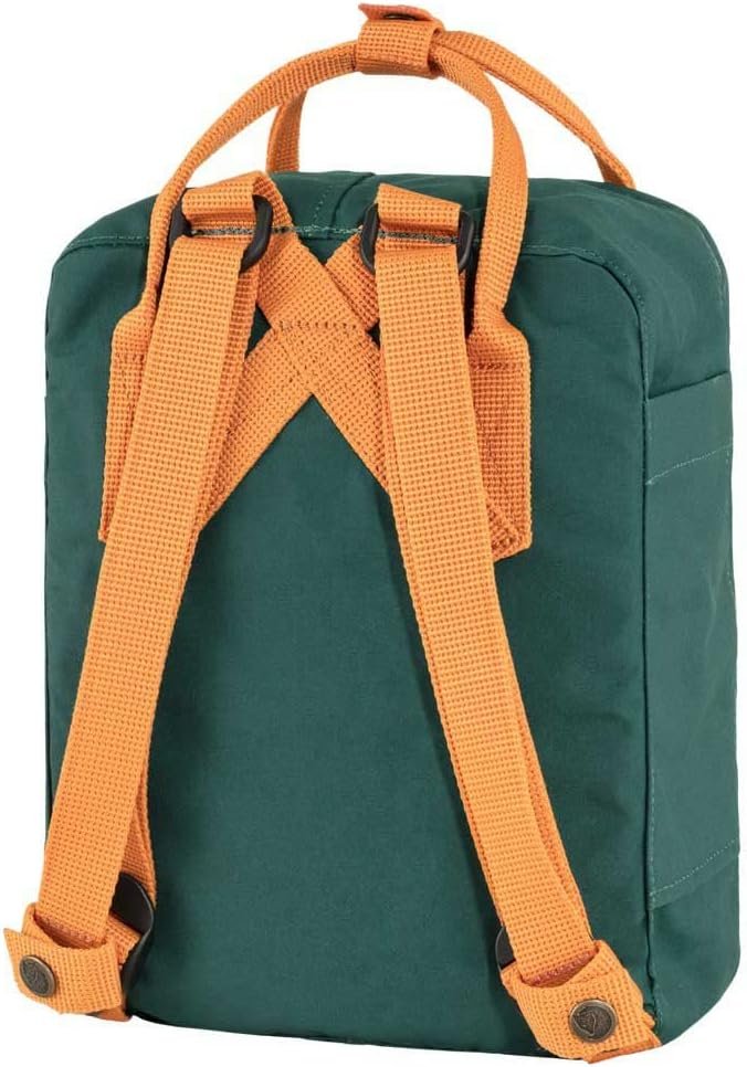 Fjällräven Unisex Kånken Mini Arctic Green/Spicy Orange One Size One Size - Image 2