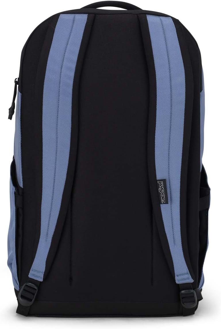 JanSport Station Pack – Large Backpack with Side Access Padded Laptop Sleeve, Dual Water Bottle Pockets, and Organizer Loft Pocket, Elemental Blue - Image 2