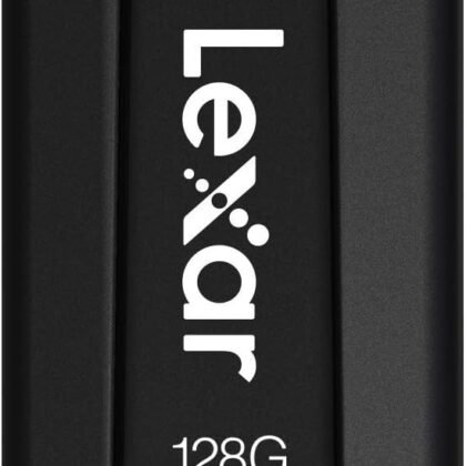 Lexar 128GB JumpDrive S80 USB 3.2 Gen 1 Flash Drive for Storage Expansion and Backup, Up To 150MB/s Read, Black (LJDS080128G-BNBNU)