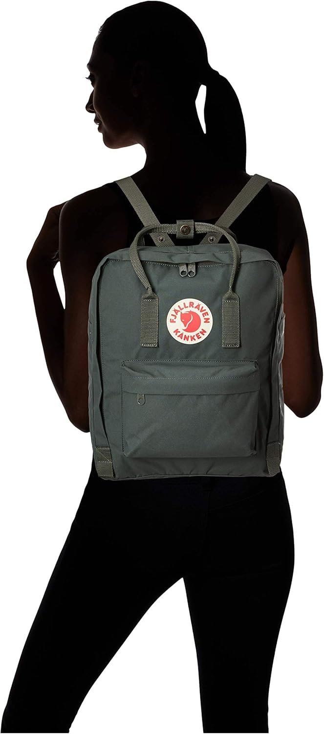 Fjällräven Kånken Unisex Travel Backpack - Side Slip Pocket - Adjustable Shoulder Straps - Dual Top Handles Forest Green One Size One Size - Image 4