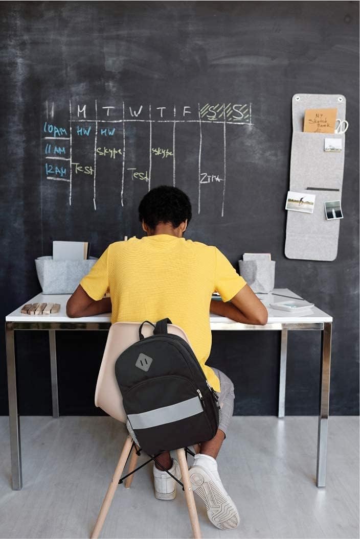 Trail maker Kids Reflective Backpack for School, Colorful Backpack with Reflector Strips, Side Pocket, Padded Straps - Image 7