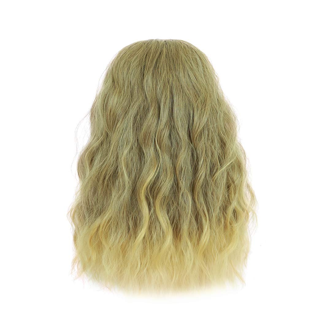 Long Gold Curly Men Wigs Thor Endgame Mustache Heat Resistant Synthetic Wig for Halloween Cosplay Anime Costume Party - Image 4