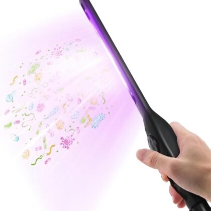UV Light Sanitizer,Ultraviolet Light Sanitizer with 3- Speed Timing and Remote Control, Disinfection Light,Rechargeable
