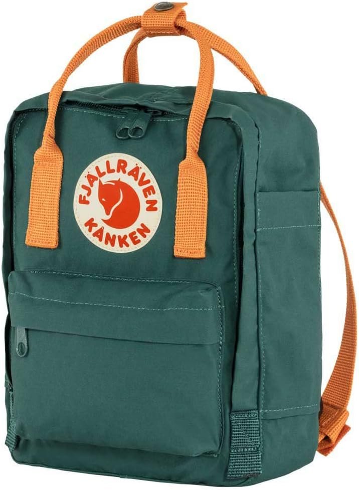Fjällräven Unisex Kånken Mini Arctic Green/Spicy Orange One Size One Size