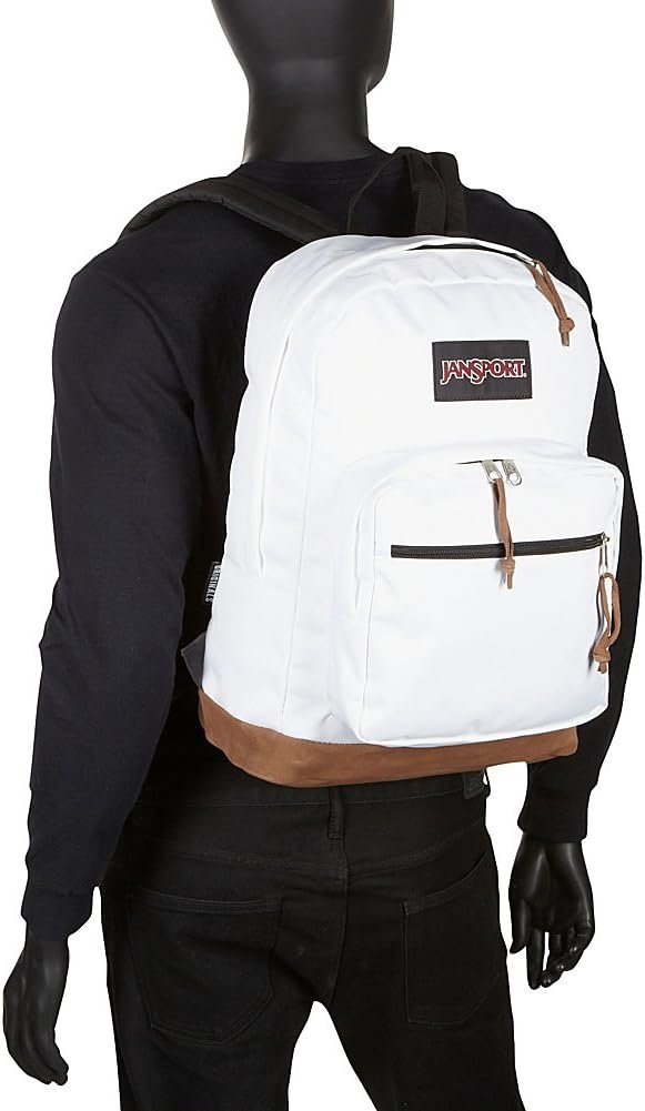 JanSport Right Pack Backpack - Durable Daypack with Padded 15" Laptop Sleeve, Spacious Main Compartment & Integrated Water Bottle Pocket - Blue Jay - Image 6