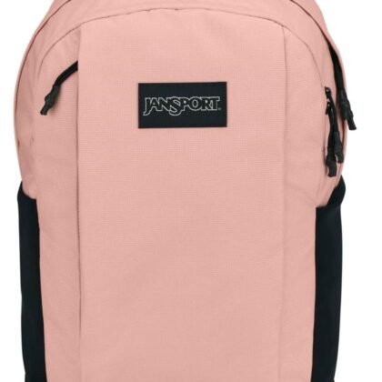 JanSport Inbound Pack – Large Main Compartment, Dual Water Bottle Pockets, and Dedicated 15-Inch Padded Laptop Pocket, Misty Rose