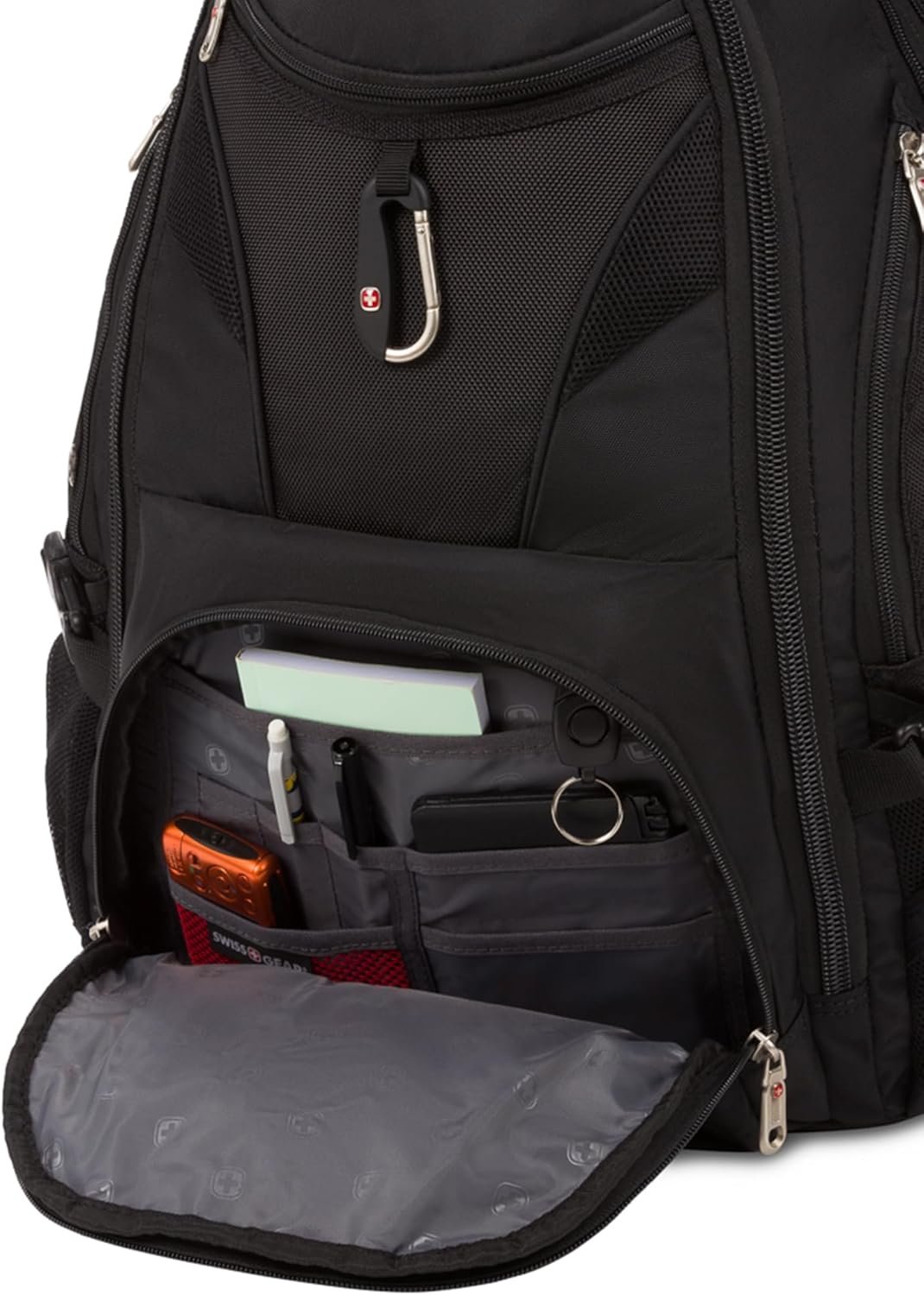 SwissGear 1900 Scansmart TSA 17 Laptop Backpack, Black, 19-Inch - Image 6