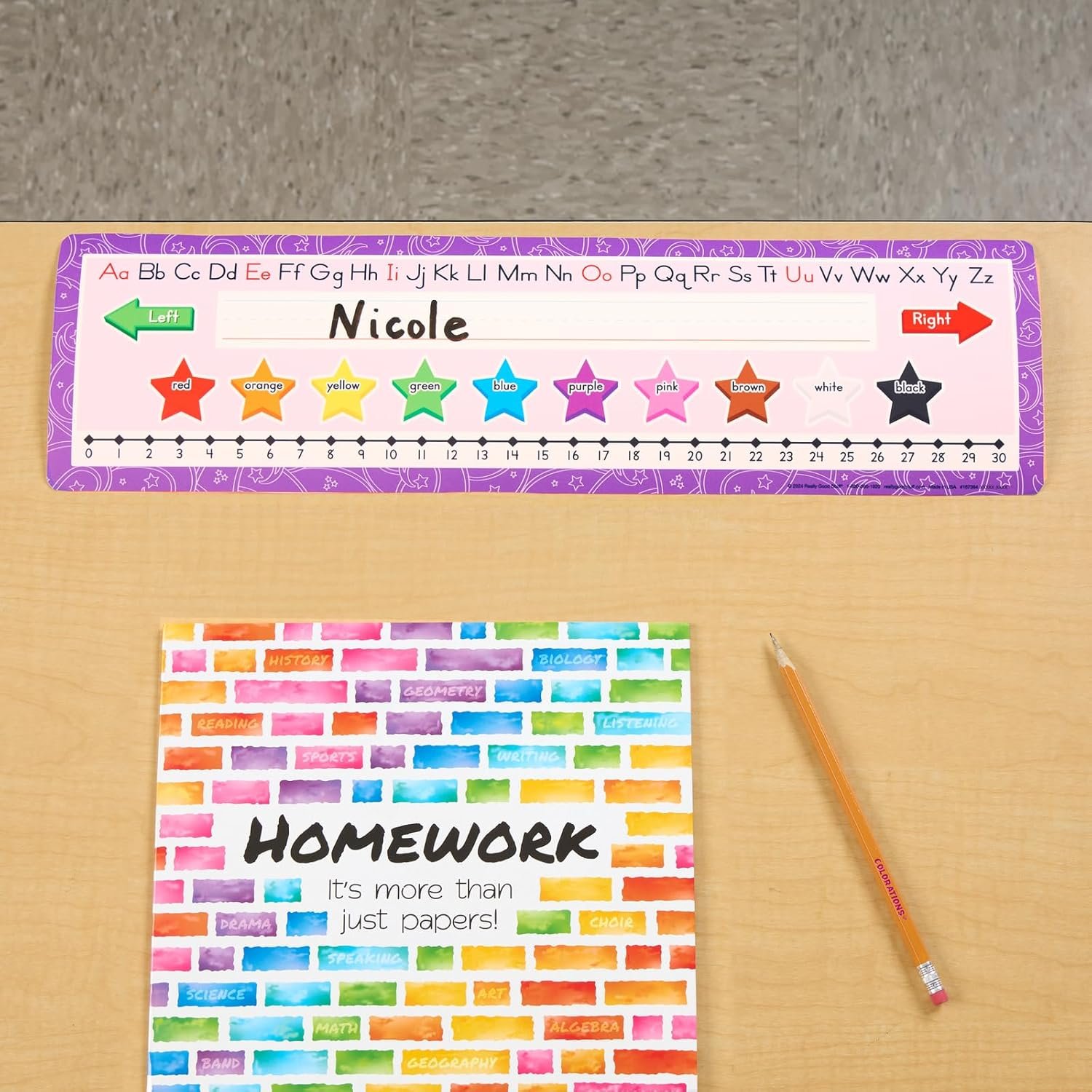 Really Good Stuff Stars and Swirls Desktop Helpers - Set of 24 - Image 7