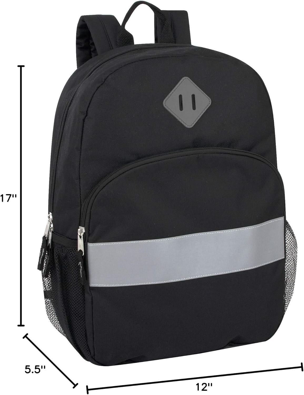 Trail maker Kids Reflective Backpack for School, Colorful Backpack with Reflector Strips, Side Pocket, Padded Straps - Image 8