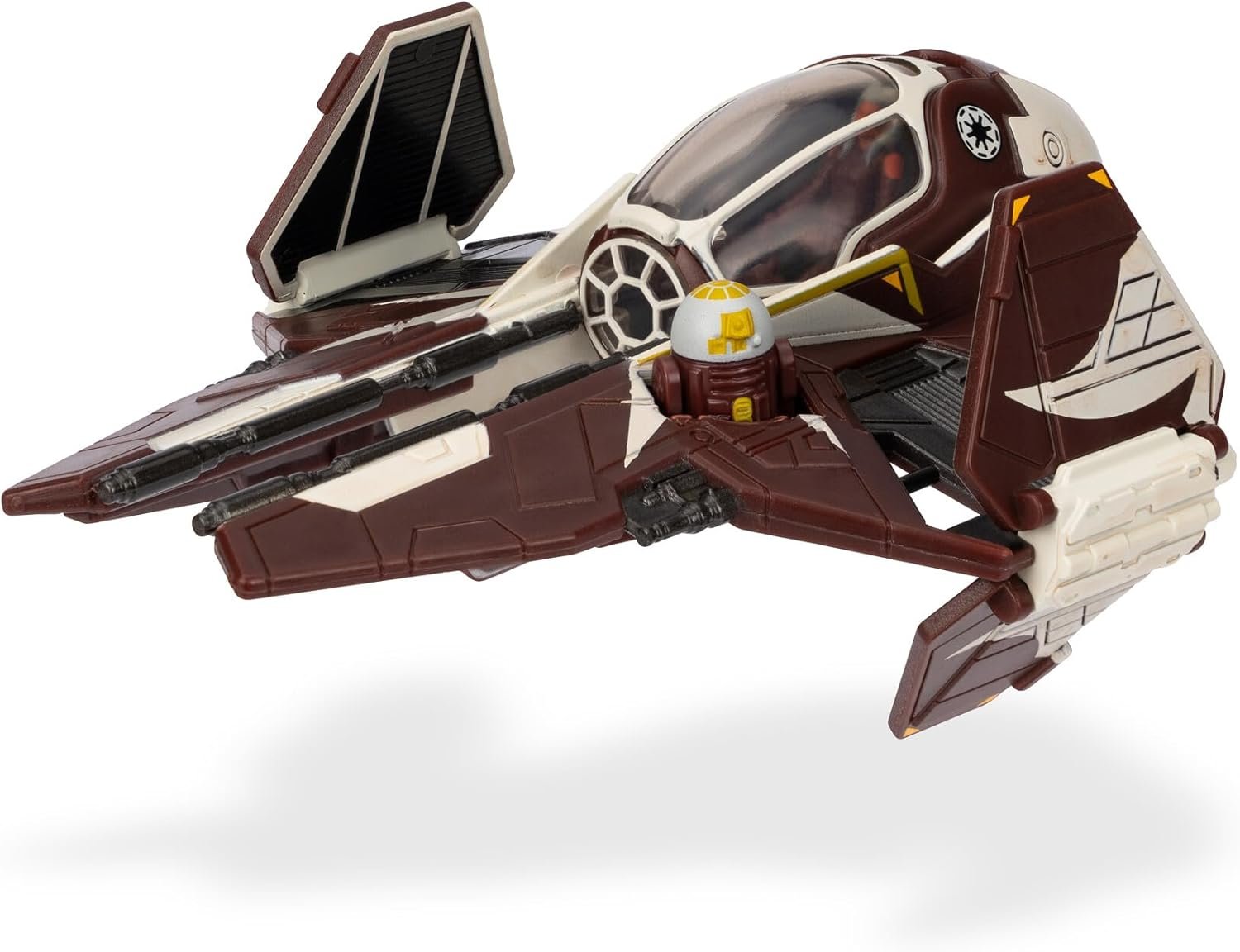 Star Wars Micro Galaxy Squadron Ahsoka Tano’s Jedi Starfighters Set - 5-Inch and 3-Inch Vehicles Two 1-Inch Micro Figure Accessories - Image 4