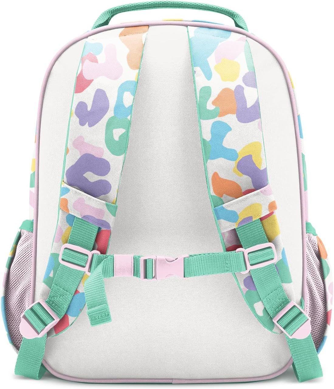 Simple Modern Medium Toddler Backpack for School Girls and Boys | Kindergarten Elementary Kids Backpack | Fletcher Collection | Kids - 15" tall | Rainbow Leopard - Image 2