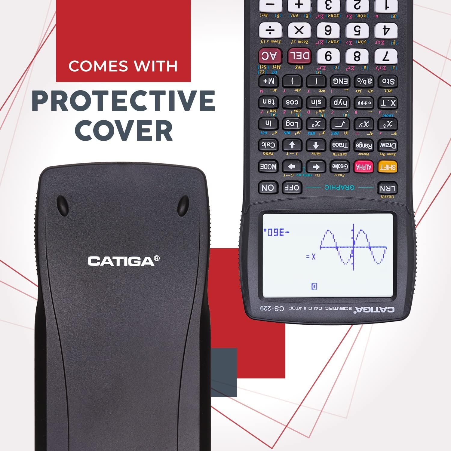 CATIGA CS229 Scientific Calculator with Graphics Functions, Multiple Modes with Intuitive User Interface for Beginners and Advanced Courses - Image 7