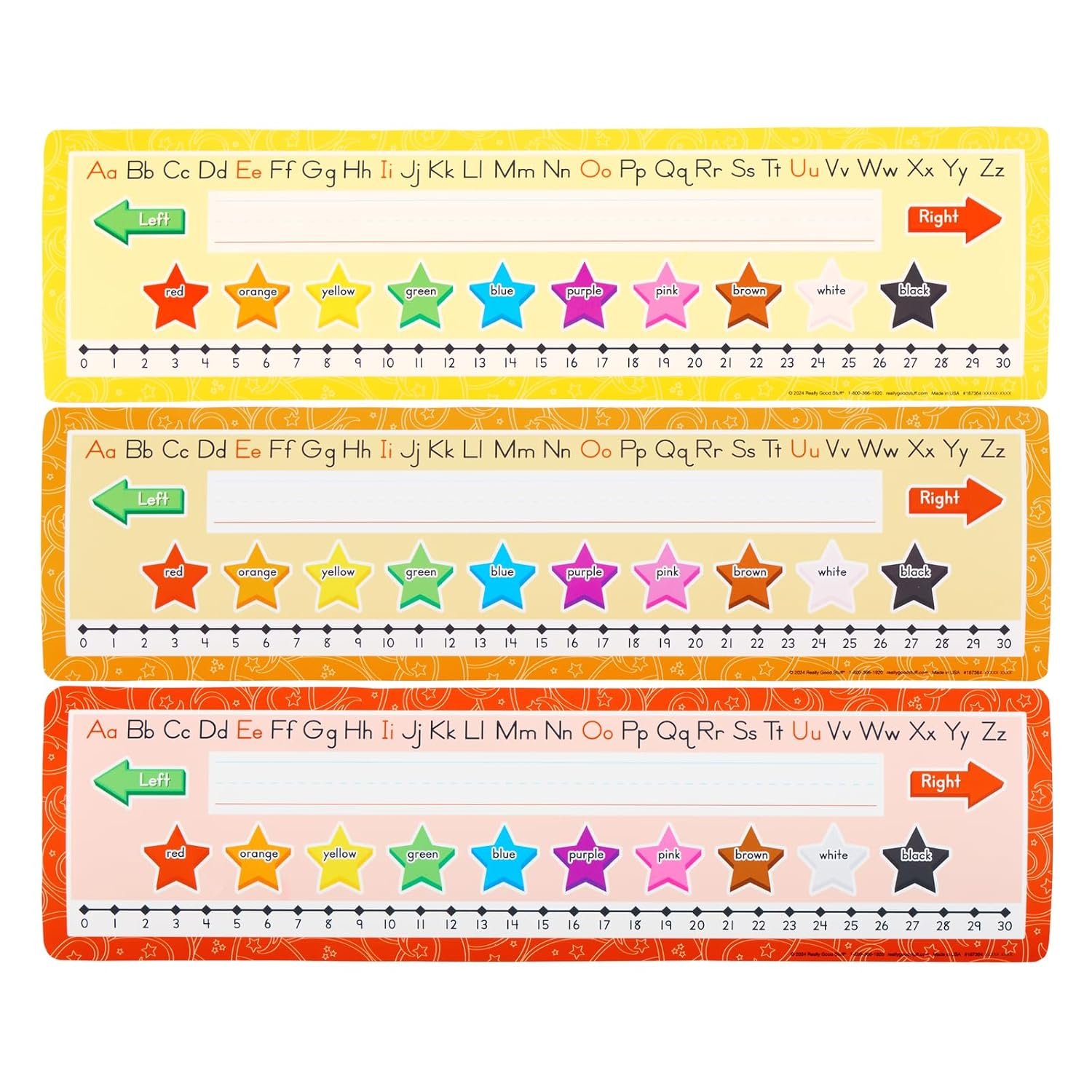 Really Good Stuff Stars and Swirls Desktop Helpers - Set of 24 - Image 8