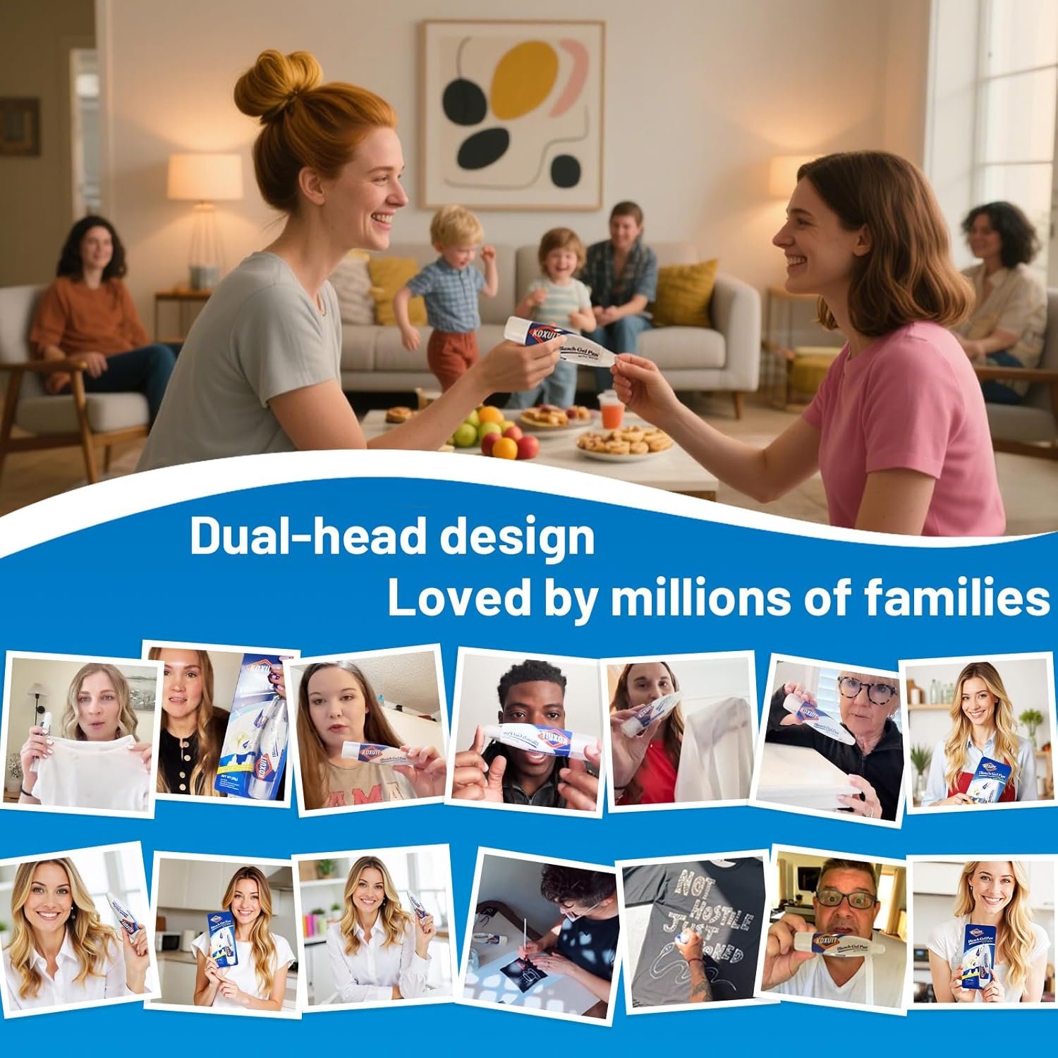 Bleach Pen,Bleach Pen for Clothing,bleach gel Pen,Stain Remover Pen, Mold Stain Remover Gel Cleaner, Clothing bleached DIY design, Travel Accessories, Lnstantly Remove Stains(Milky white) 1PCS. - Image 3