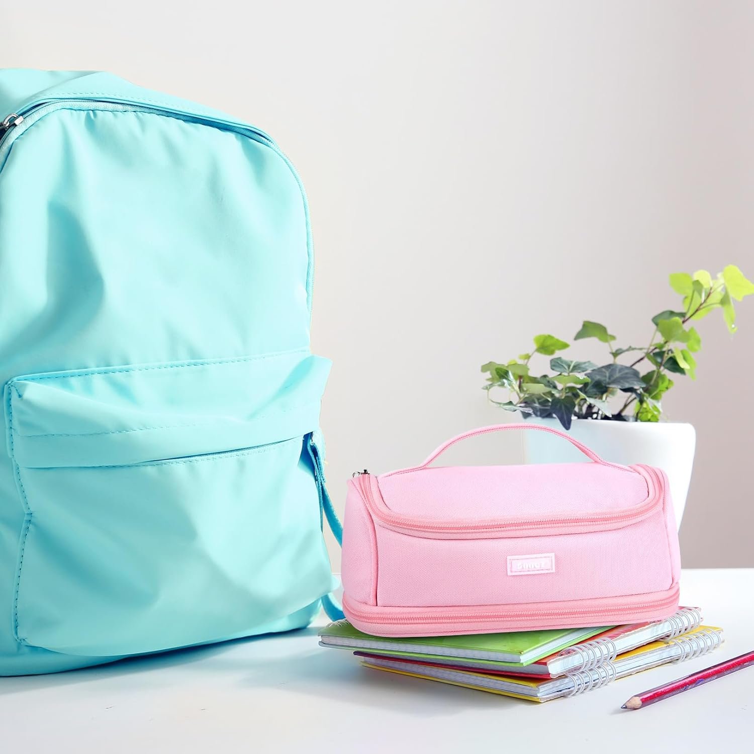 Sooez Super Large Pencil Case, Expandable Extra Big Capacity Pencil Pouch Pen Holder Box Organizer, Portable High Capacity Stationery Bag, Cute Aesthetic School Supplies For Teen Girls, College - Image 7