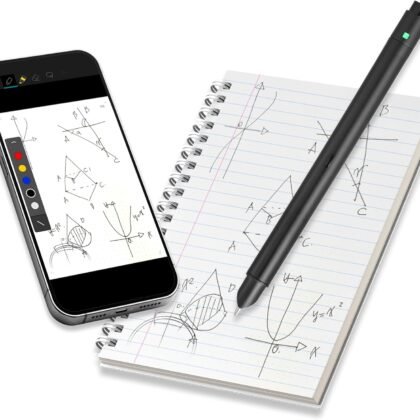 R1 for Android, iPhone and Laptop | Digitize Handwriting | Digital Bluetooth Pen for Real Time Sync, Handwriting to Text Transcription, Export to e-Mail and Document