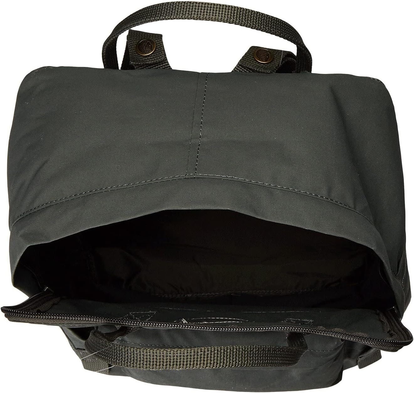 Fjällräven Kånken Unisex Travel Backpack - Side Slip Pocket - Adjustable Shoulder Straps - Dual Top Handles Forest Green One Size One Size - Image 3