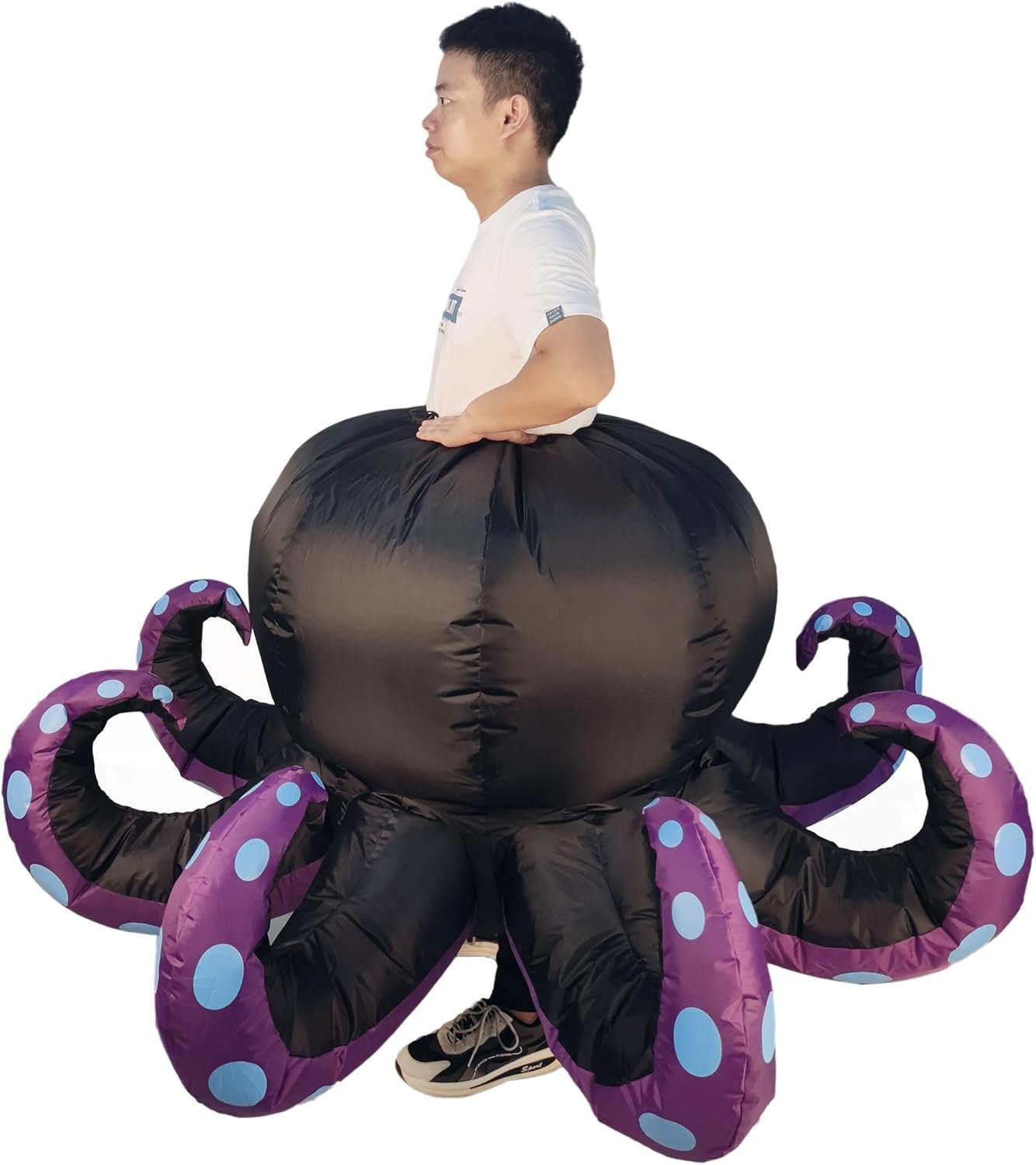 Inflatable Octopus Costume - Funny Blow Up Costume for Halloween, Birthday - Image 3