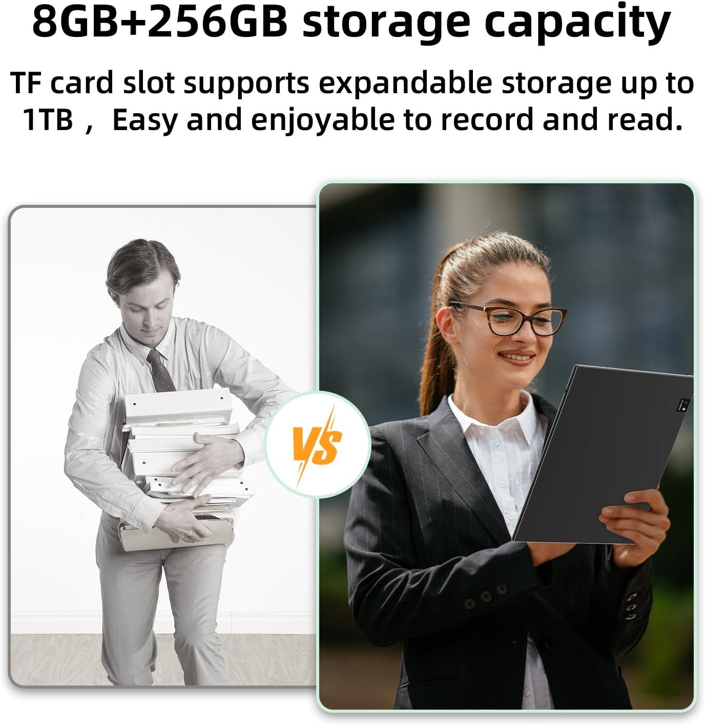 Bigme 10.3" Color E-Ink Read-Write Tablet, ePaper Note Taking Tablet at 5.5mm Thickness, 8GB RAM+256GB ROM Computer Tablets Touchscreen Display with 5MP Camera and Digital Stylus - Image 3