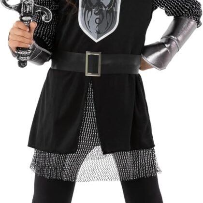 Morph Saint Joan of Arc Costume Girls Warrior Knight Costumes for Kids Huntress Costume for Girls Halloween Costume For Kids