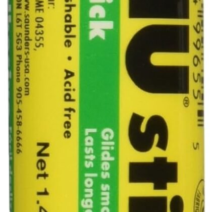 UHU 99655 Glue Stick, 1.41 oz, Pack of 6, Clear/ White
