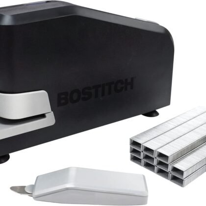 Bostitch Impulse 30 Sheet Electric Stapler Value Pack - Heavy Duty, No-Jam with Trusted Warranty Guaranteed by Bostitch, Black (02638)