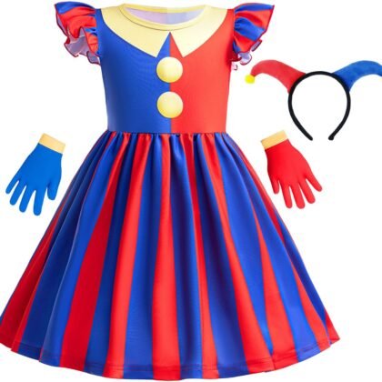 Circus Costume for Little Girls Kid Fancy Carnival Halloween Cosplay Dress