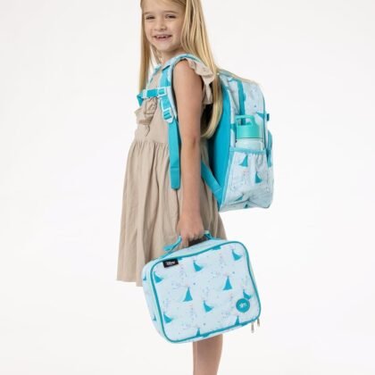 Simple Modern Disney Frozen Medium Toddler Backpack, Lunch Box and Water Bottle for School, Girls | 3 pc | Frozen Elsa's Snowflake