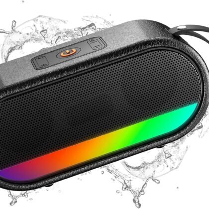 Bluetooth Speaker with 24W Dual Speaker, HD Loud Sound, Portable Outdoor Wireless Punchy Bass, Bluetooth 5.3, 10H Playtime Built-in Mics, Ultra Wireless Speaker IPX6 Waterproof for /Party/Beach/Home