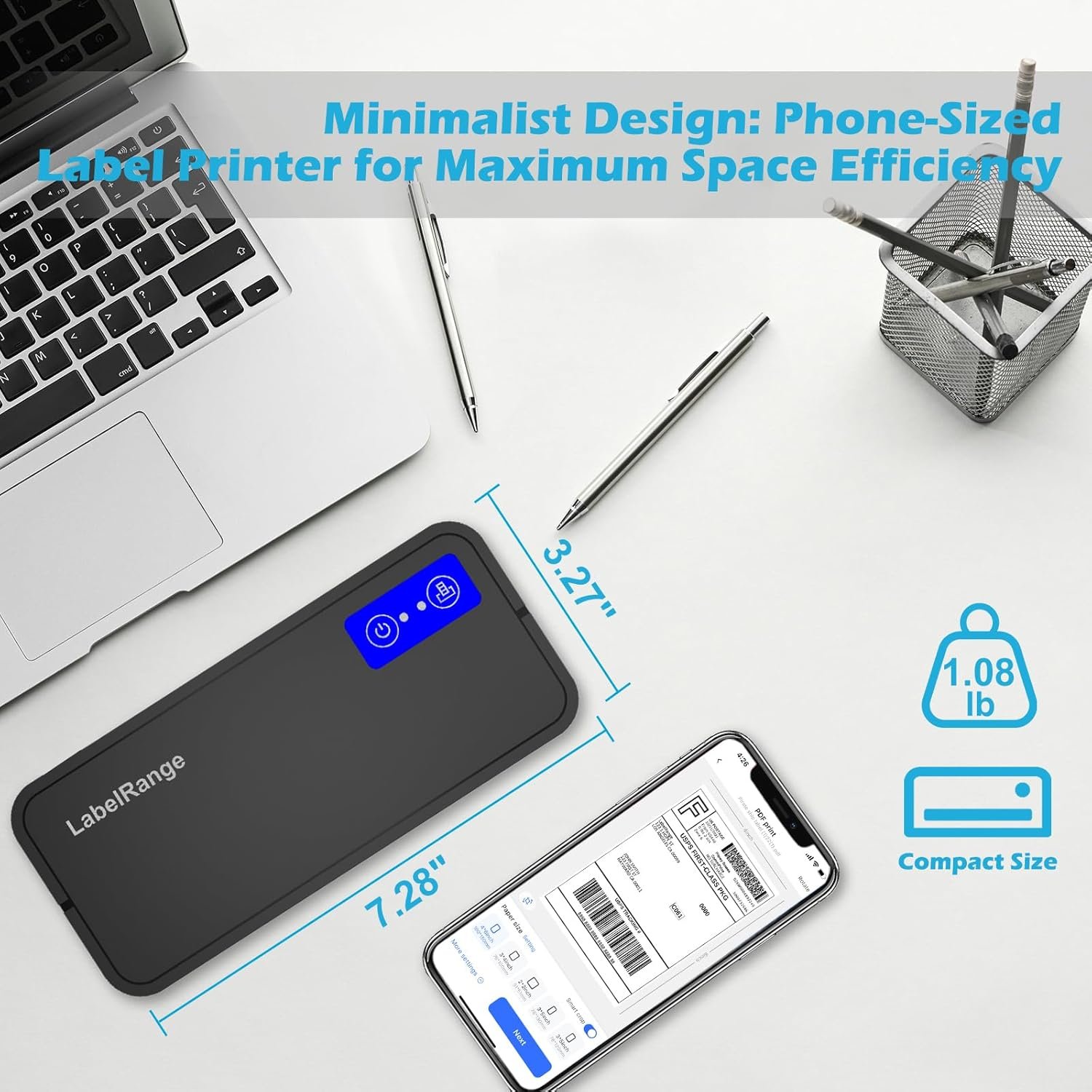 Bluetooth Thermal Label Printer for Mac, Windows, Phone, Tablet, Wireless 4x6 Shipping Label Printer for Shipping Packages, Support USPS, Ebay, Amazon, Pirate Ship - Image 6
