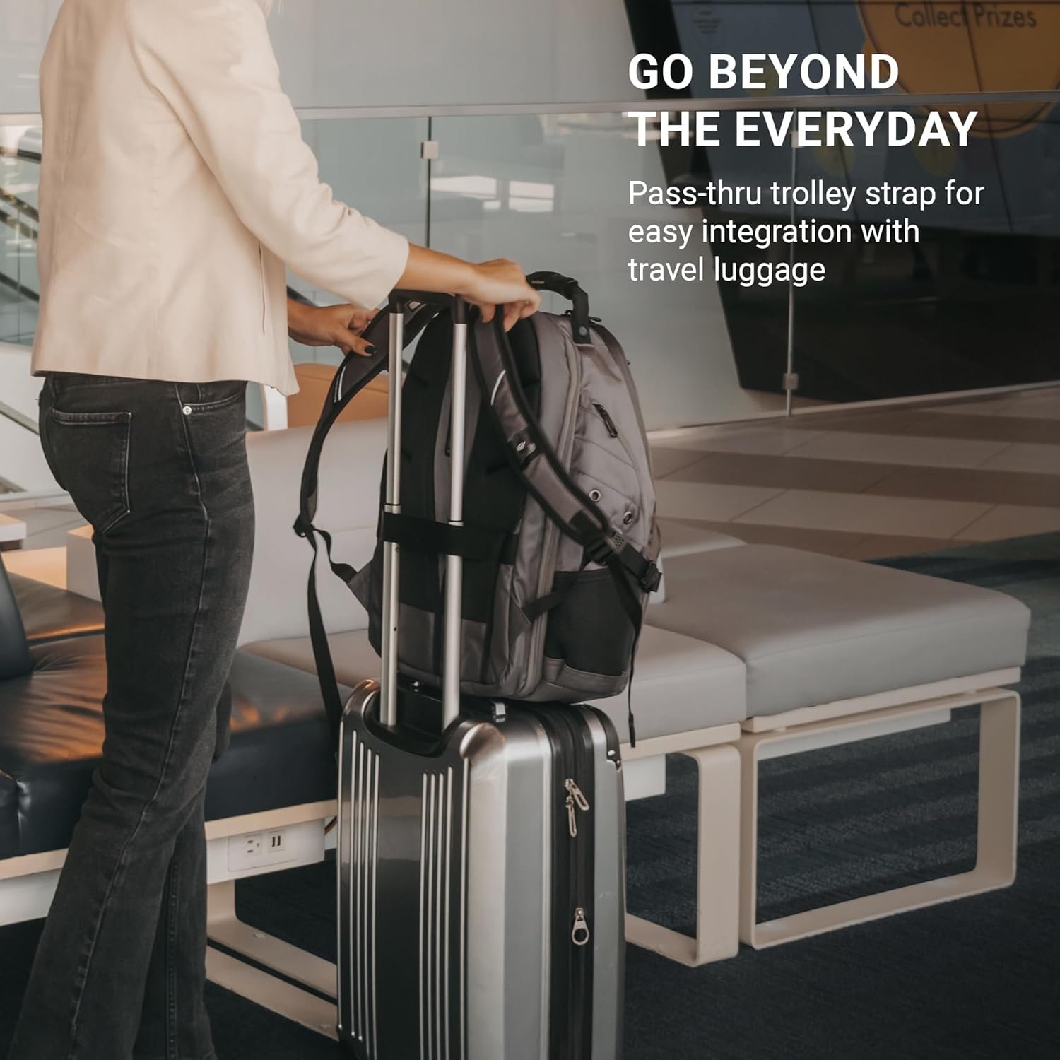 SwissGear 1900 Scansmart TSA 17 Laptop Backpack, Black, 19-Inch - Image 4