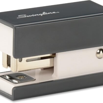 Swingline Mini Fashion Stapler, 12 Sheets, Black (S7087871)