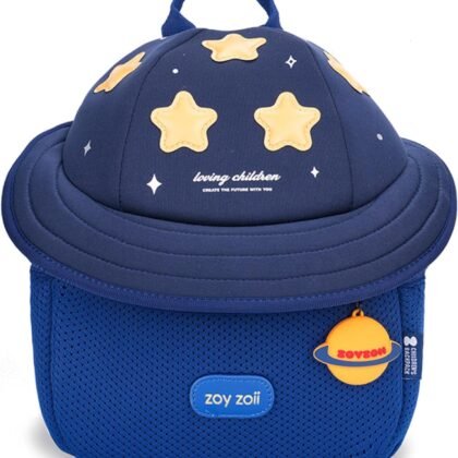 Zoy zoii Toddler Backpack Blue Starry Sky Kids Backpack Gift for Little Boy Preschool Kindergarten Mini Travel Bag Age 3-6
