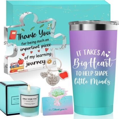 Teacher Appreciation Gifts for Women 2025, Teacher Gifts End of School Year, Thank You teacher Gift from Student, Best Teachers Tumbler, Acrylic Plaque, Back to School Retirement Gift for Teachers
