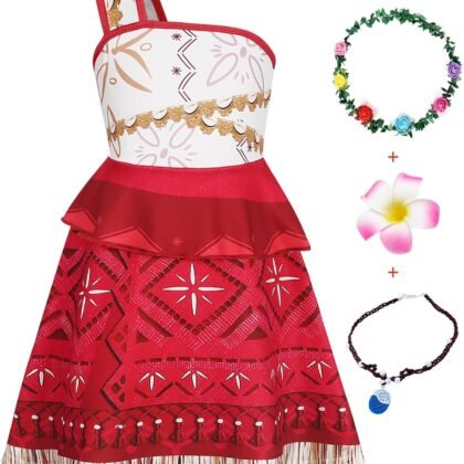 Benylion Princess Dress Up Ocean Adventure Costumes for Girls Christmas Gifts Toddler Pretend Play Birthday Party Dresses