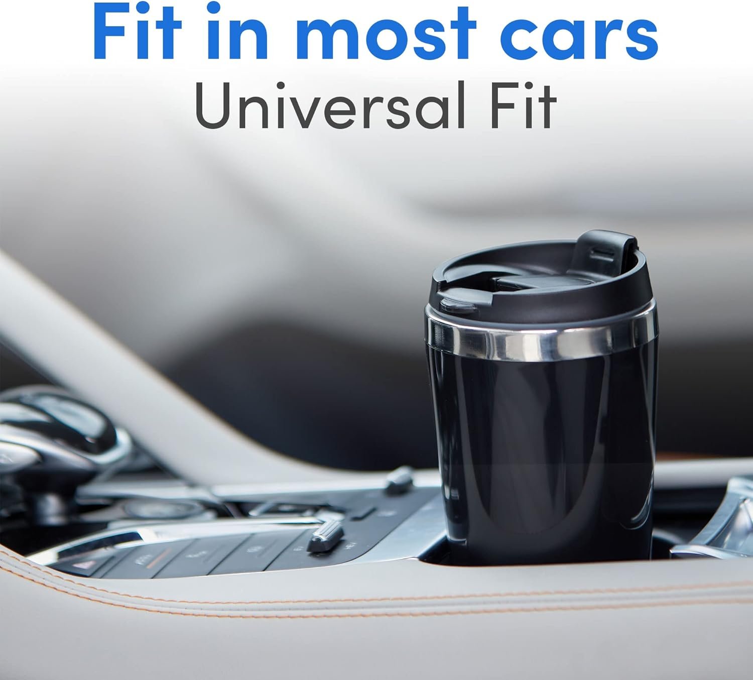 Elite Gourmet EHC114 Personal Single-Serve Compact Coffee Maker Brewer Includes 14Oz. Thermal Travel Mug with Stainless Steel Interior, Compatible with Coffee Grounds, Reusable Filter, Black - Image 6